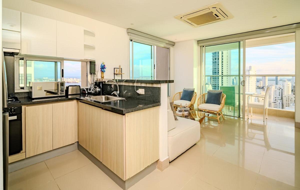 Apartamento Luxury On 28th Floor - Seaview Cartagena